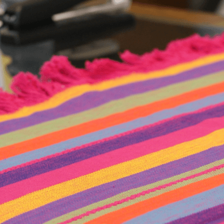 Colorful Cotton Tablecloths and Napkins from Patzcuaro