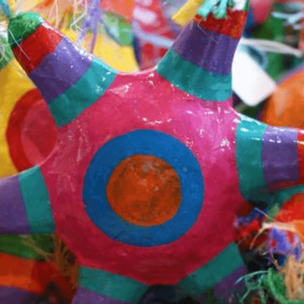 Pinatas and Christmas Preparations in Mexico