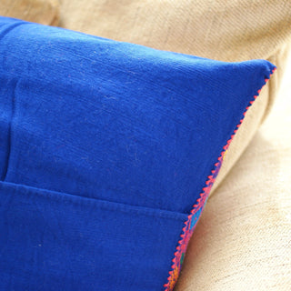 Bright Colors Chiapas Handwoven Square Pillow textiles Zinnia Folk Arts   