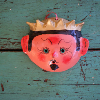 Coconut Faces Masks Zinnia Folk Arts King  