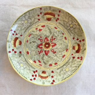 10" Handmade Dinner Plates, Ready to Ship Ceramics Zinnia Folk Arts Amarillo  