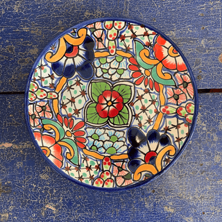 Special Order Dinner Plate - Red Petunia Tableware Zinnia Folk Arts   