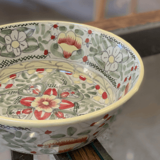 Special Order Pozole Bowl - Amarillo Tableware Zinnia Folk Arts   