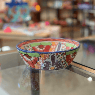 Special Order Pozole Bowl - Rojo Tableware Zinnia Folk Arts   