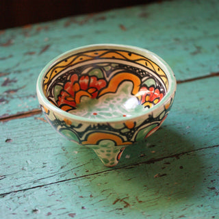 Three-Footed Bowls, Medium Ceramics Zinnia Folk Arts Mint  