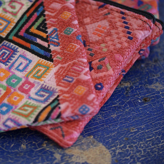 Vintage Guatemalan Huipil Clutch Bags Apparel Zinnia Folk Arts   