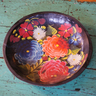 Vintage Painted Wooden Trays, As Is Home Decor Zinnia Folk Arts   