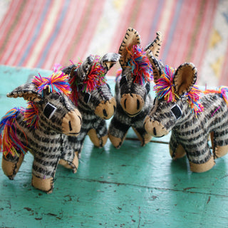 Wool Horses/Burros from Chiapas Whimsical Zinnia Folk Arts   