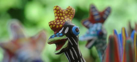 Mexican Wood Carvings & Whimsy