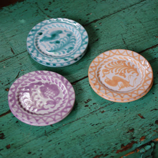 5" Spanish Tiny Plates, Ready to Ship Ceramics Zinnia Folk Arts   