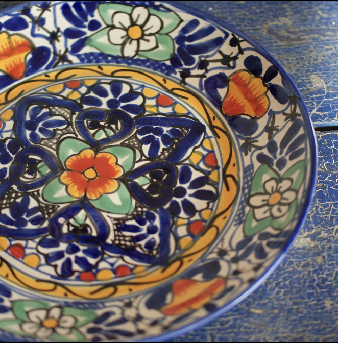 7" Handmade Dessert Plates, Round, Ready to Ship