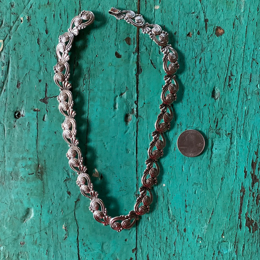 Baby Margot Replica, Sterling Silver Necklace, Bracelet, Earrings Jewelry Zinnia Folk Arts   