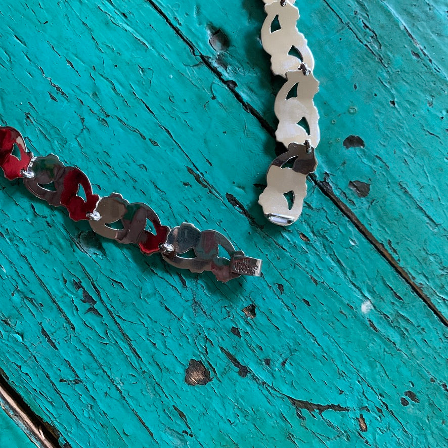 Baby Margot Replica, Sterling Silver Necklace, Bracelet, Earrings Jewelry Zinnia Folk Arts   