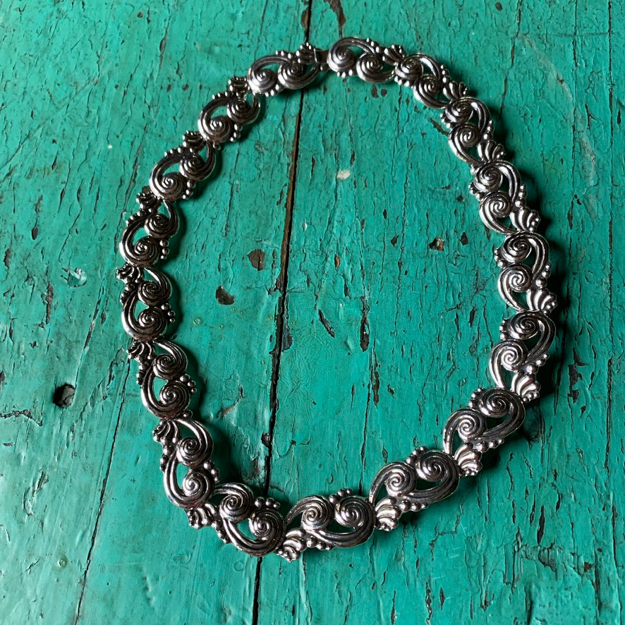 Baby Margot Replica, Sterling Silver Necklace, Bracelet, Earrings Jewelry Zinnia Folk Arts   