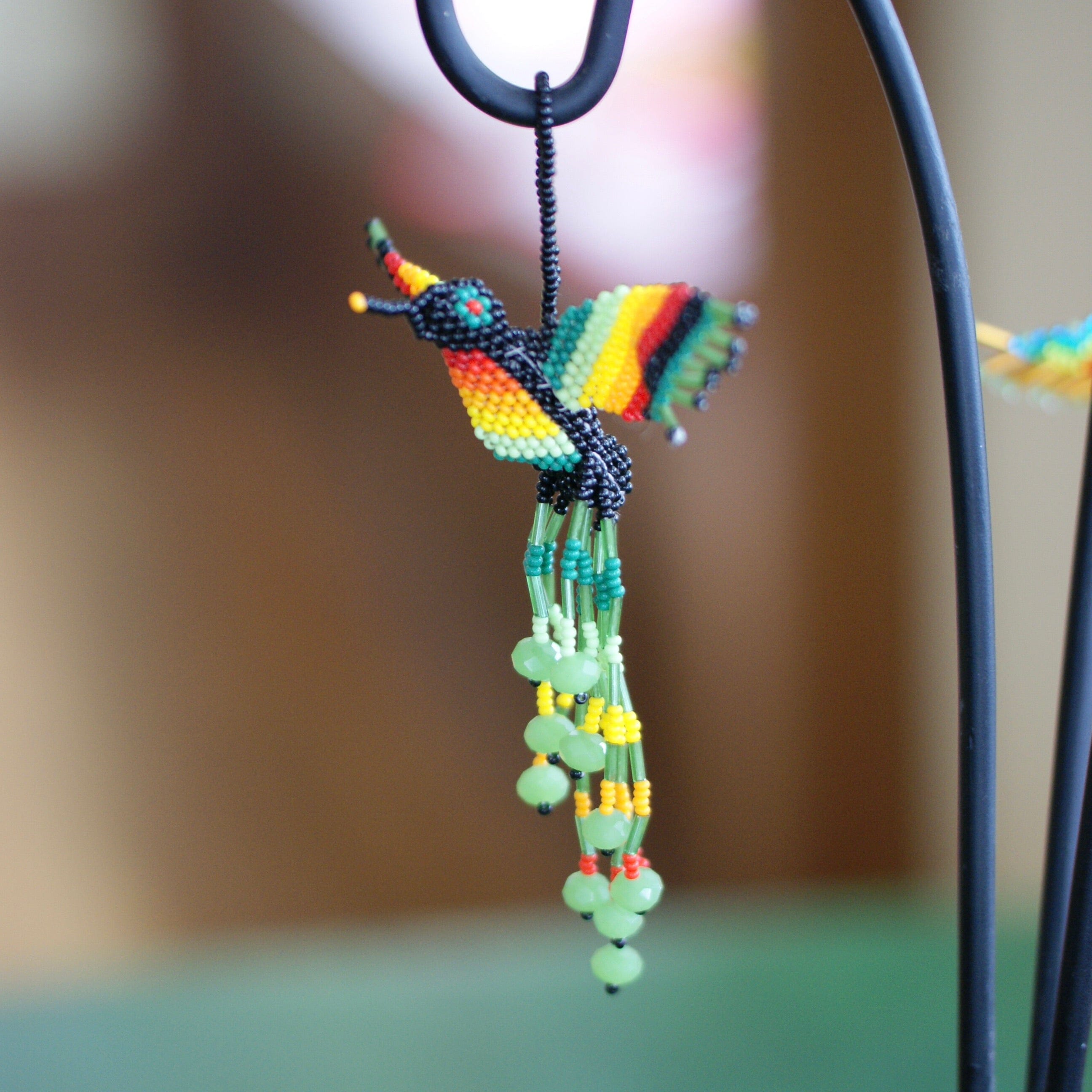 Beaded Hummingbirds  Zinnia Folk Arts   