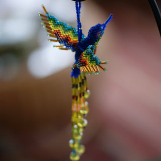 Beaded Hummingbirds  Zinnia Folk Arts   