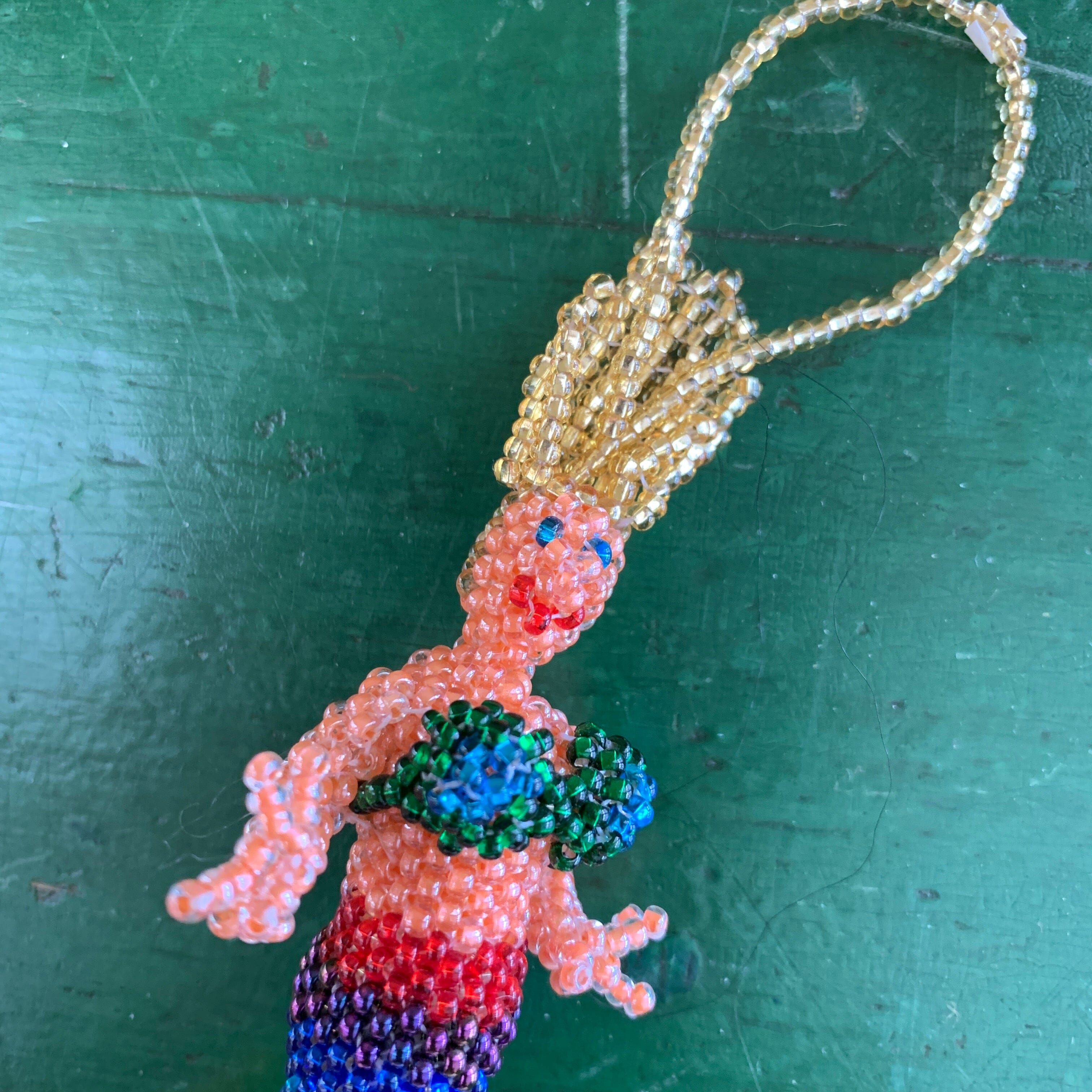 Beaded Mermaids  Zinnia Folk Arts Upswept Hair  