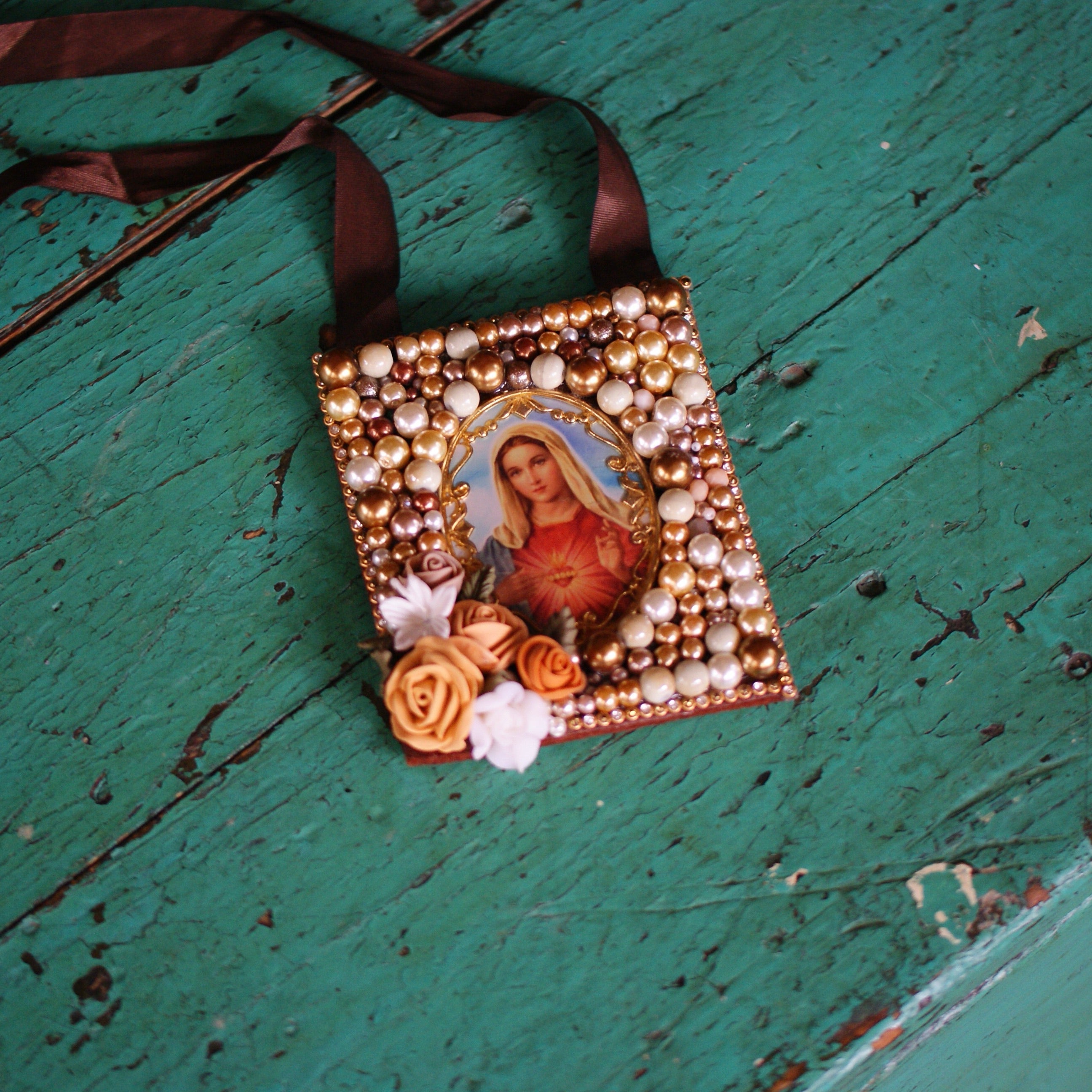 Beaded Religious Icons  Zinnia Folk Arts   