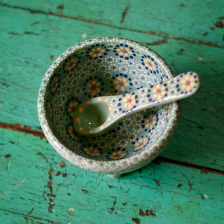 Capula Dotted Three-Footed Bowls, Ready to Ship Ceramics Zinnia Folk Arts   