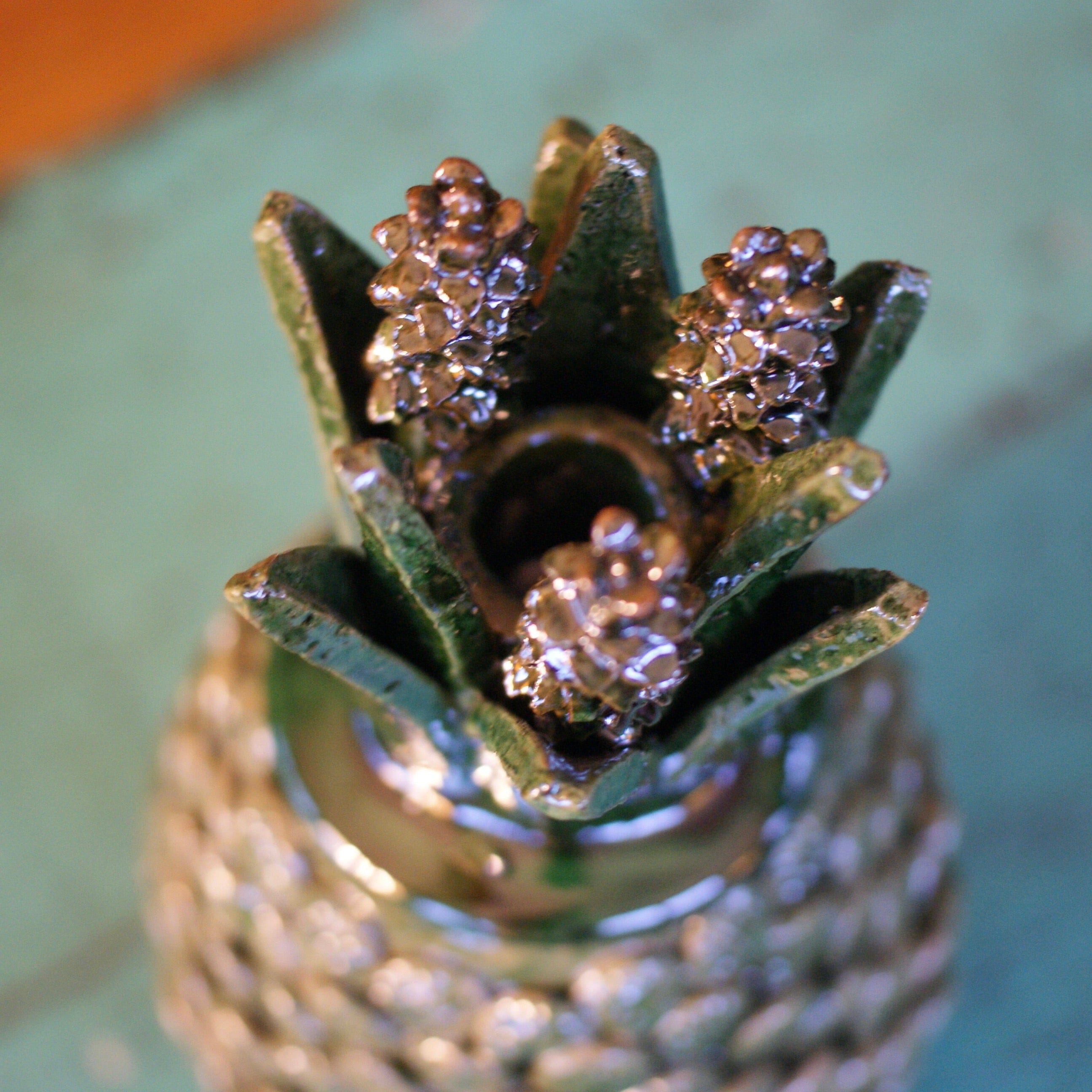 Ceramic Pineapples of Michoacán, Small Size Home Decor Zinnia Folk Arts   