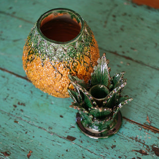 Ceramic Pineapples of Michoacán, Small Size Home Decor Zinnia Folk Arts   