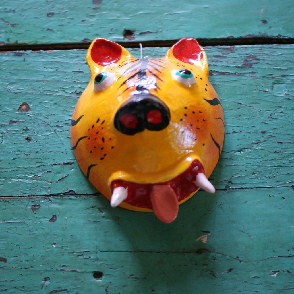 Med/Large Carved and Painted Animal Masks, Xuana Family – Zinnia Folk Arts