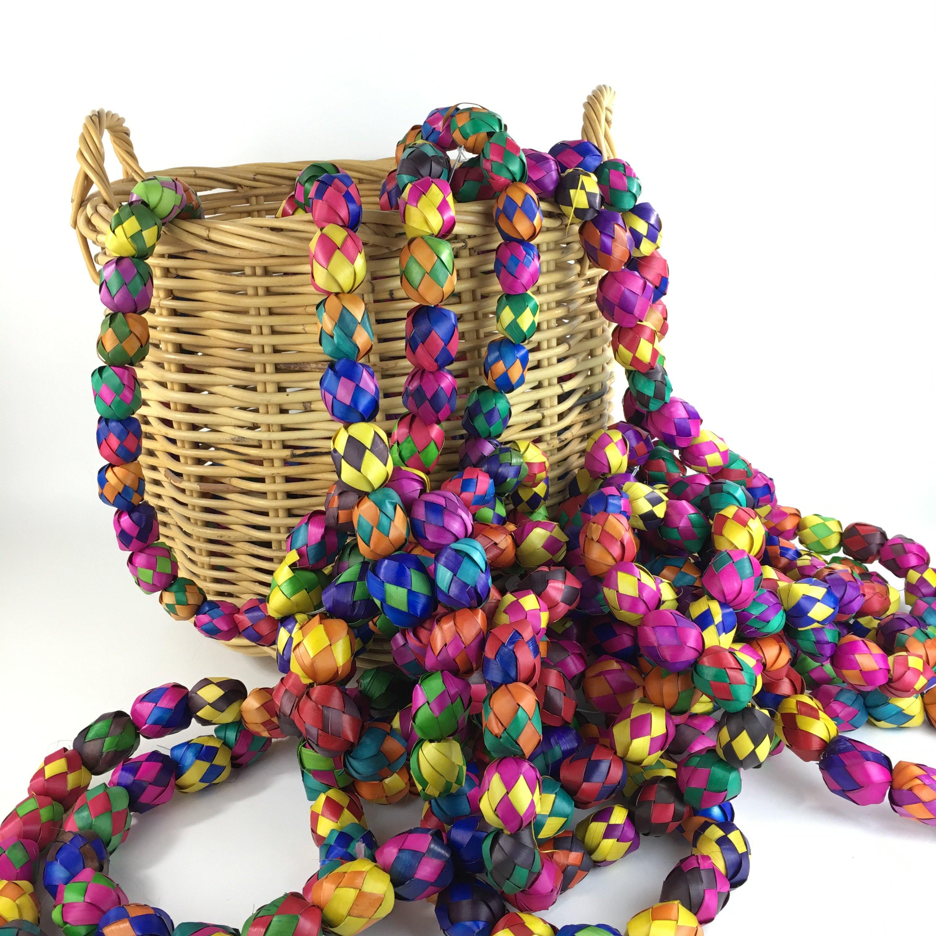 Decorative Woven Palma Garland Loop Christmas Zinnia Folk Arts   