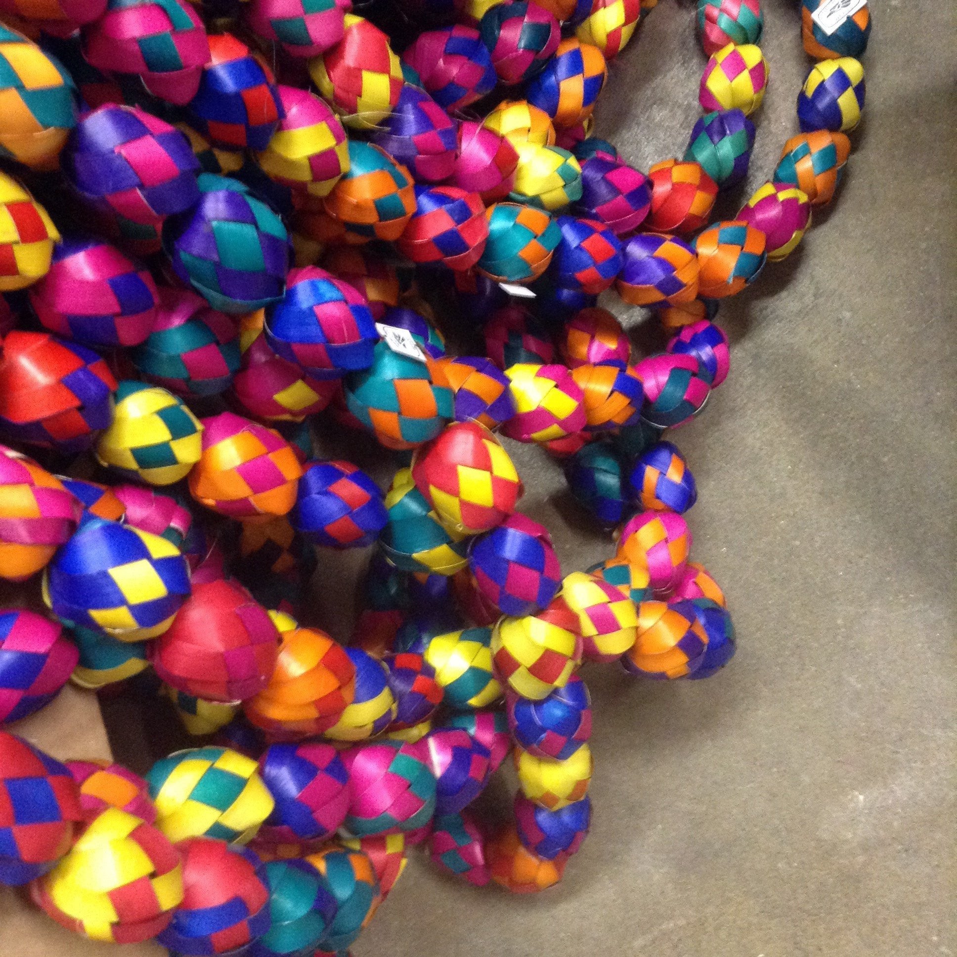 Decorative Woven Palma Garland Loop Christmas Zinnia Folk Arts   