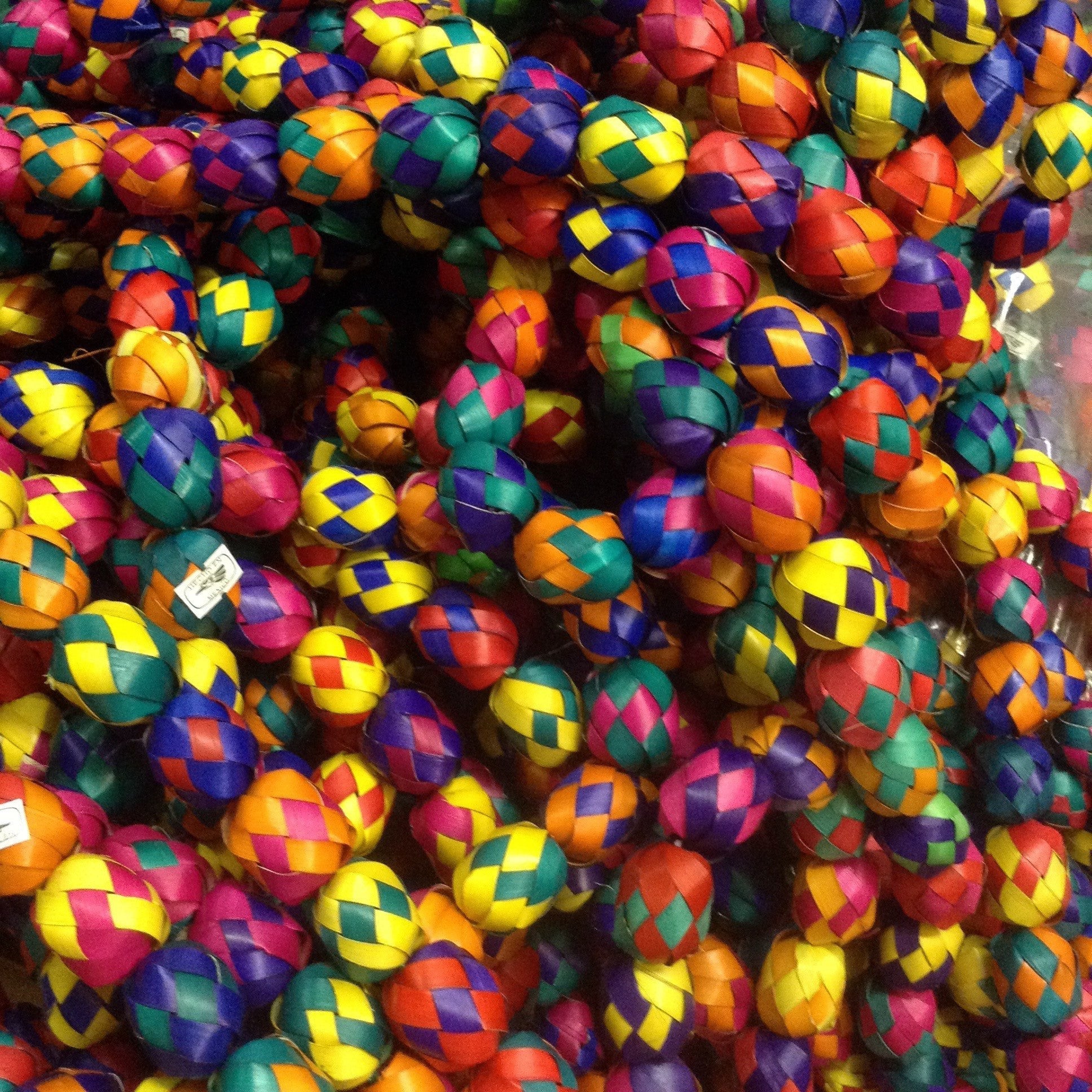 Decorative Woven Palma Garland Loop Christmas Zinnia Folk Arts   