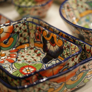 Deep Baking Dish, Grande, Ready to Ship Ceramics Zinnia Folk Arts   