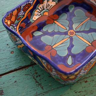 Deep Baking Dish, Grande, Ready to Ship Ceramics Zinnia Folk Arts   
