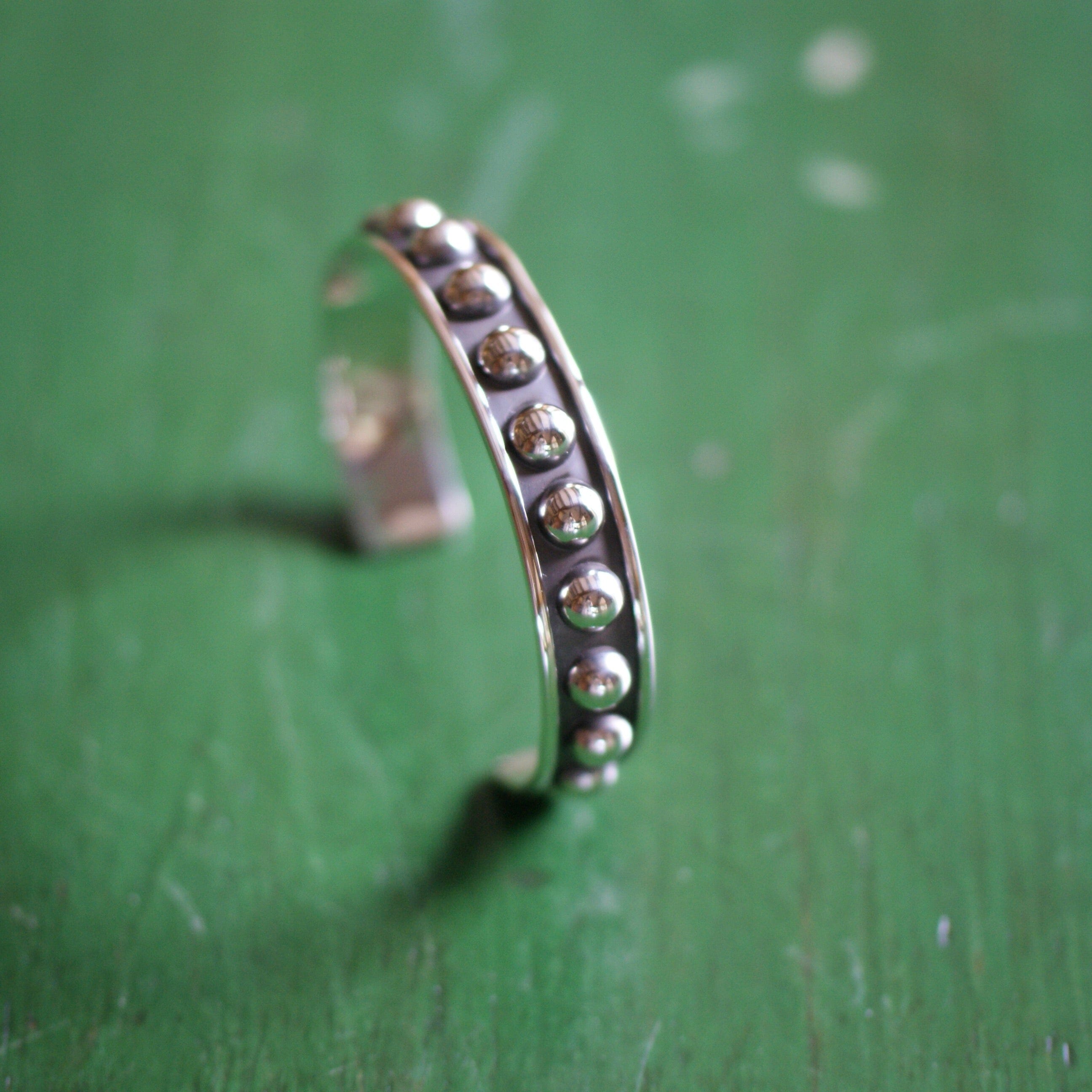 El Clásico Taxco Mexican Silver Cuff Bracelet, Chico--DAMAGED Jewelry Zinnia Folk Arts