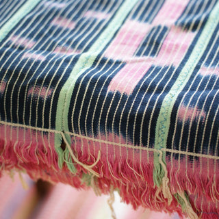 Faded Vintage Baule Throws from Ivory Coast Textile Zinnia Folk Arts   