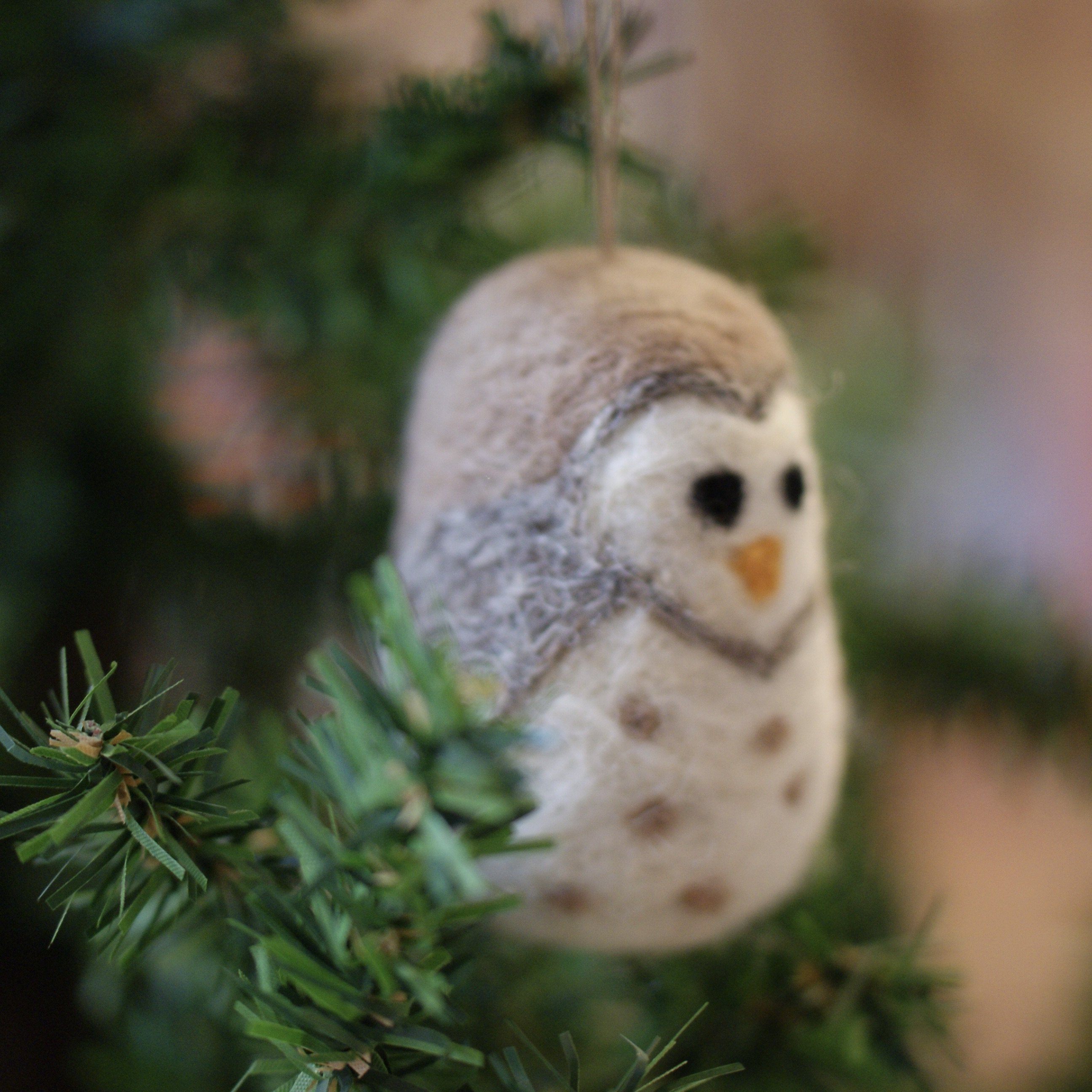 Felted Wool Birds, Guatemala Christmas Zinnia Folk Arts   