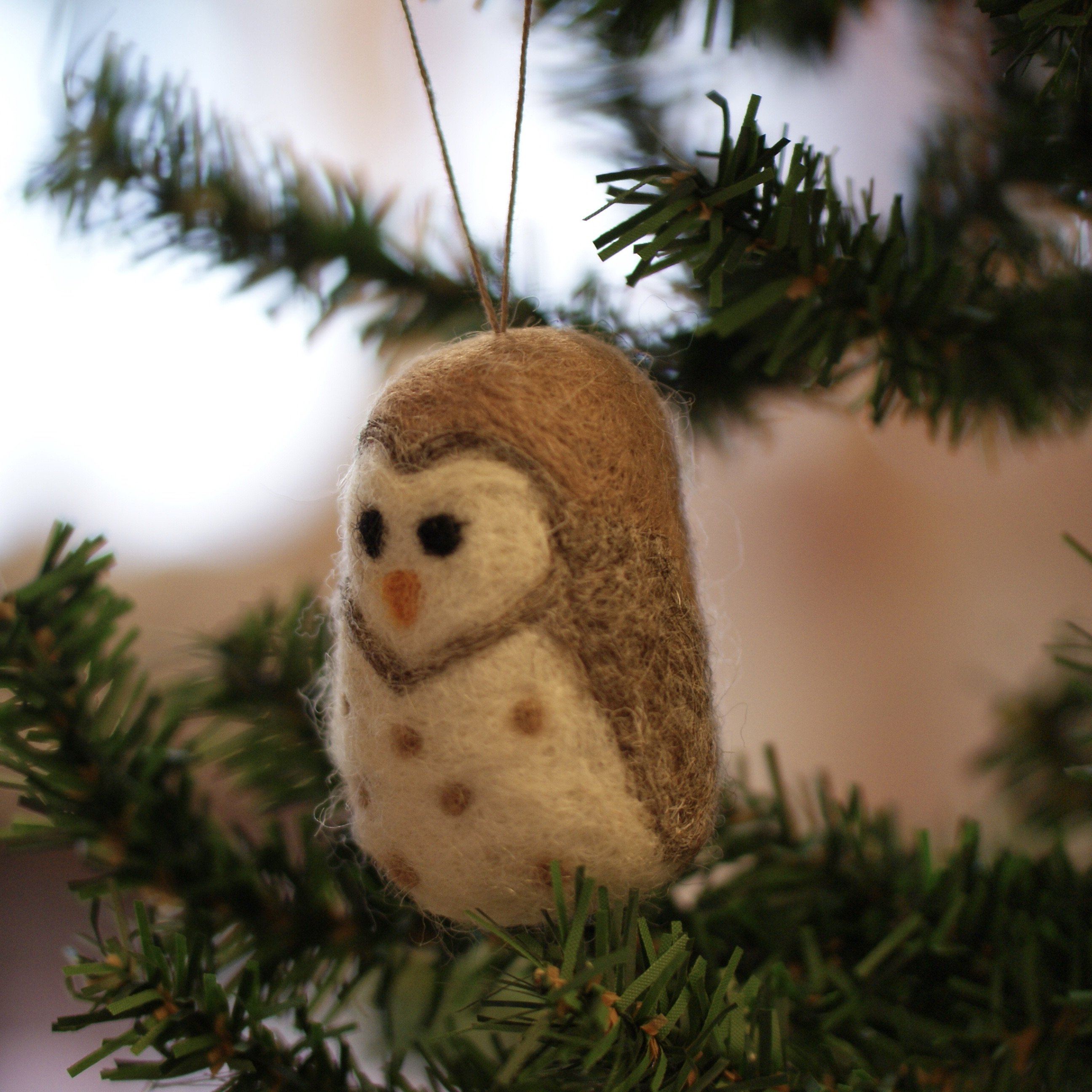 Felted Wool Birds, Guatemala Christmas Zinnia Folk Arts   