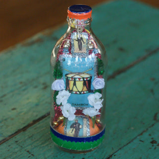 Frida Shrine in a Bottle Whimsical Zinnia Folk Arts   