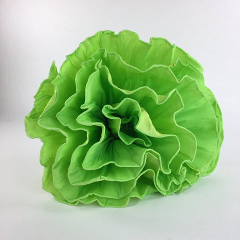 Giant Mexican Paper Flowers Fiesta Zinnia Folk Arts Lime Green  