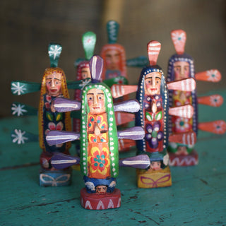 Guatemalan Virgen de Guadalupe Santos  Zinnia Folk Arts   