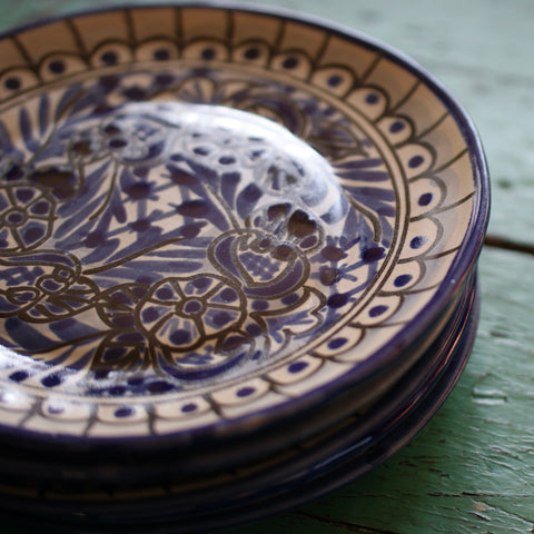 7 Handmade Dessert Plates, Round, Ready to Ship – Zinnia Folk Arts