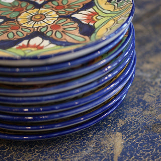 7" Handmade Dessert Plates, Round, Ready to Ship Ceramics Zinnia Folk Arts   