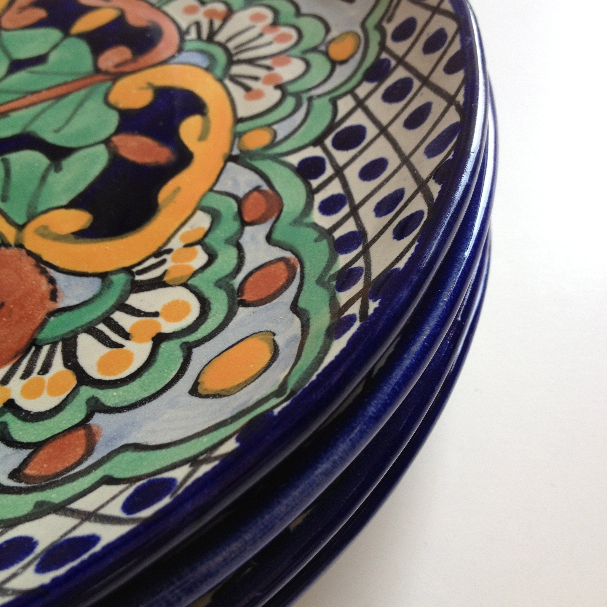 10" Handmade Dinner Plates, Ready to Ship Ceramics Zinnia Folk Arts   