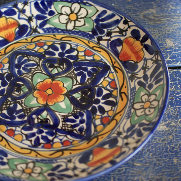 7 Handmade Blue & White Dessert Plates, Ready to Ship – Zinnia Folk Arts