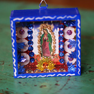 La Virgen de Guadalupe, Nicho Boxes, 3 Sizes religious Zinnia Folk Arts Guadalupe-Small  