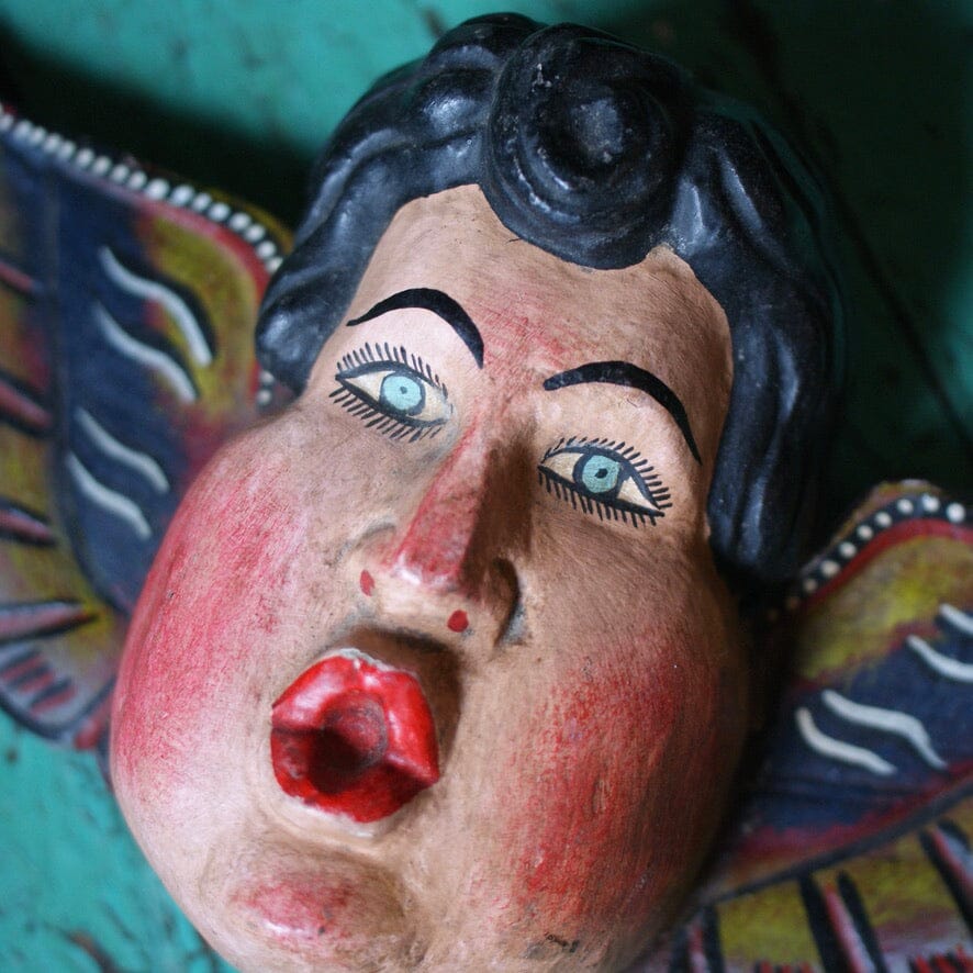 Large Winged Hanging Cherubs  Zinnia Folk Arts   