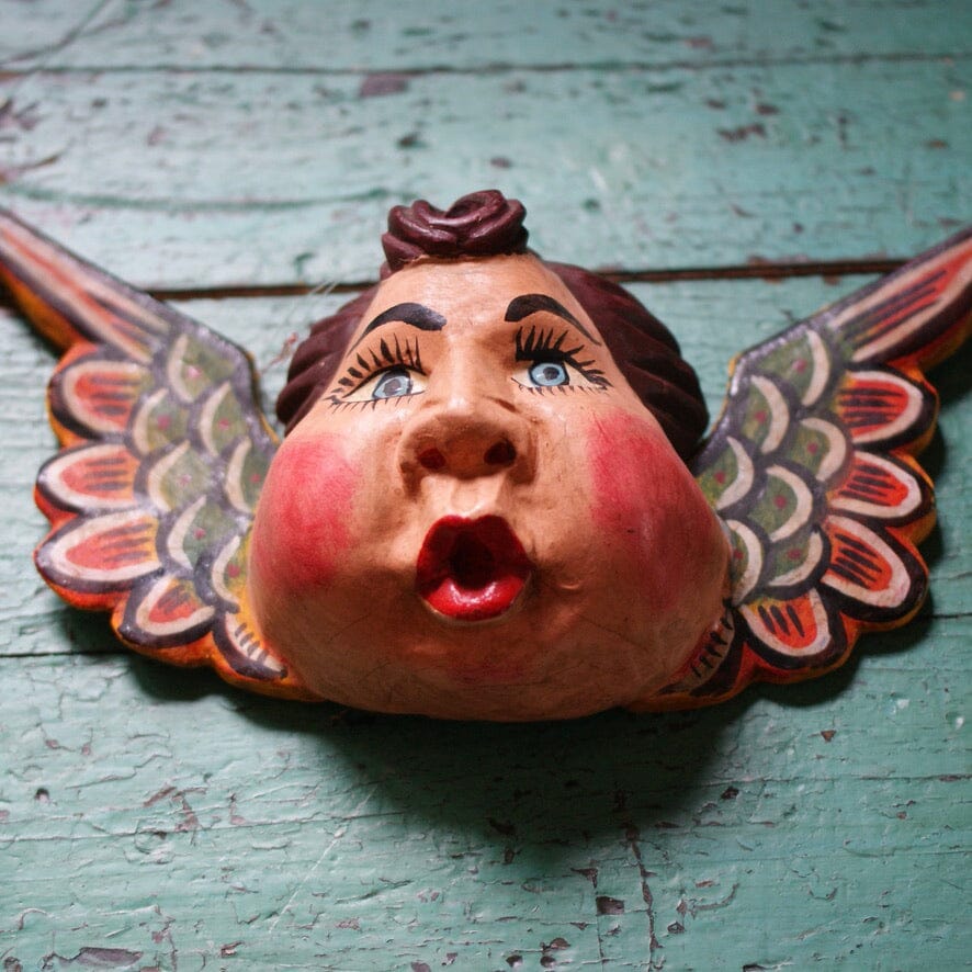 Large Winged Hanging Cherubs  Zinnia Folk Arts   
