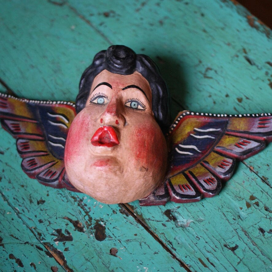 Large Winged Hanging Cherubs  Zinnia Folk Arts   