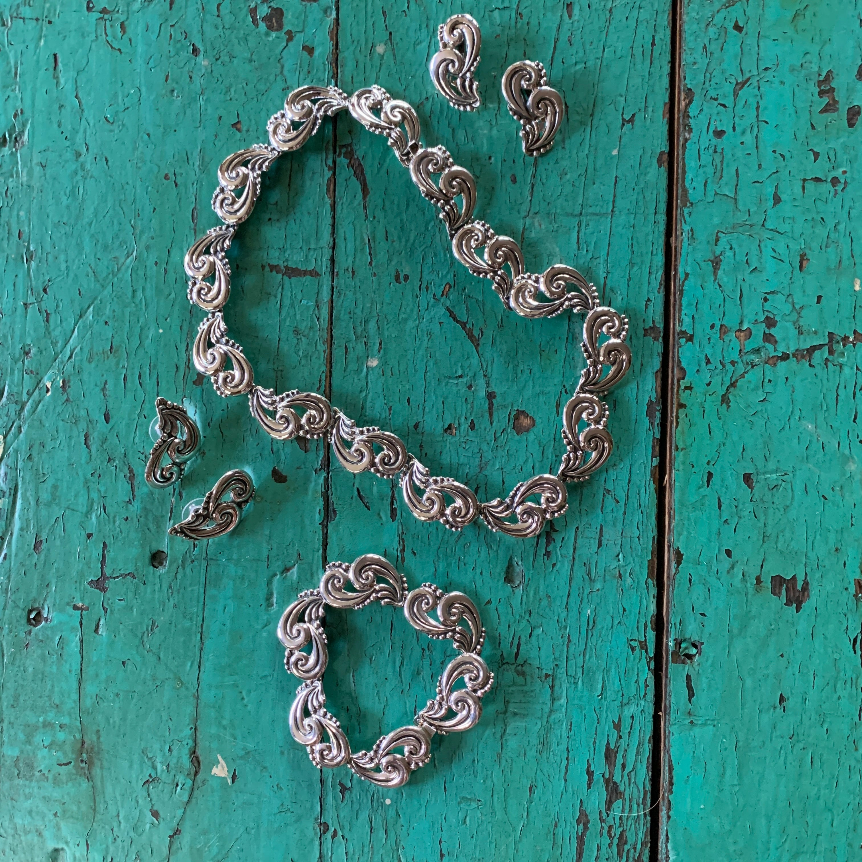 Margot Replica, Sterling Silver Post Earrings Jewelry Zinnia Folk Arts