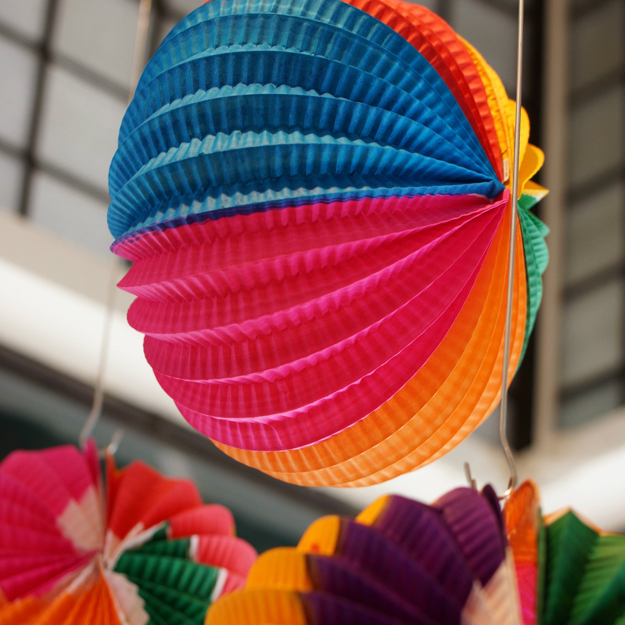 Mexican Paper Lanterns, Round or Lantern Shape Party Decor Zinnia Folk Arts   