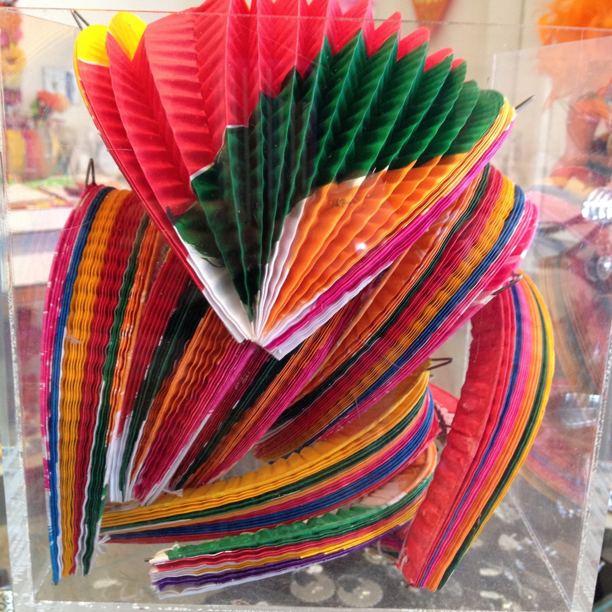 Mexican Paper Lanterns, Round or Lantern Shape Party Decor Zinnia Folk Arts   