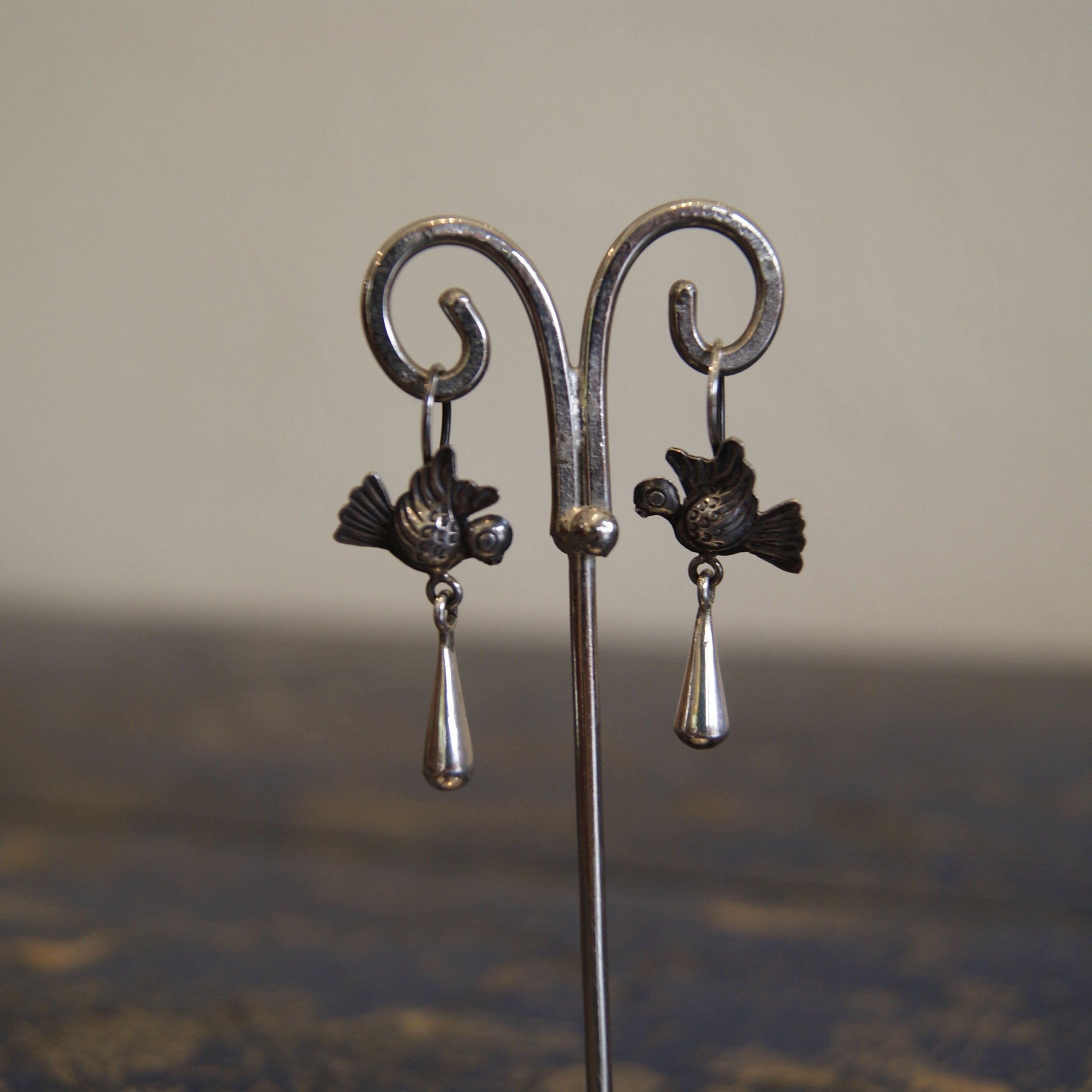 Mexico City Lovebirds With or Without Cup Dangles Jewelry Victor's   